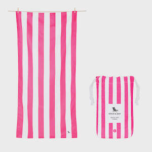 Under 100: Beach Towel - Cabana Collection - Phi Phi Pink - L