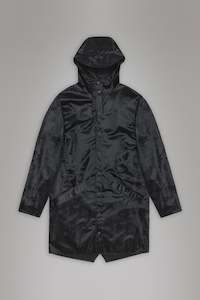 Rains Long Jacket - Coal