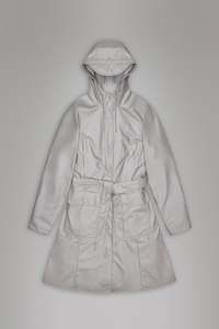 Rainwear 1: Rains Curve Long Jacket W3 - Nimbus