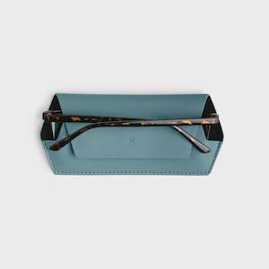 Fox and Leo glasses case - Teal
