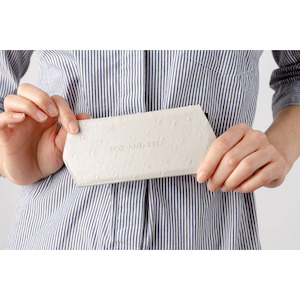 Eyewear: Fox & Leo Glasses Case - Stone Ostrich
