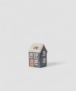 Tealight House - Alsace Tea Light House Navy