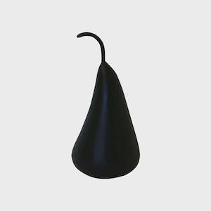 Decorative Marble Pear - Black