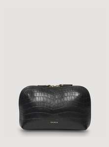 Tate Tech Pouch - Black Croc