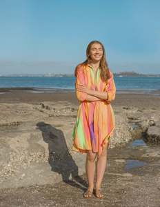 Cayman Shirt Dress - Multi Colours
