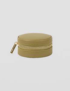 Under 50: Jewel Box - Small Round Khaki