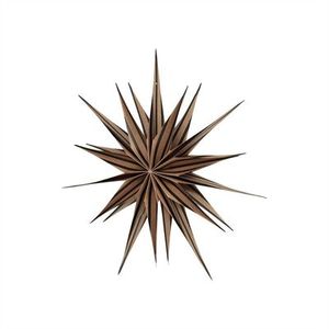 OYOY Living Design: Toppu Christmas Star - Medium - Brown/Black