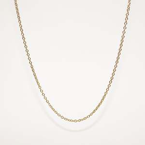 Chains: Yellow Gold Cable Chain