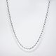 Sterling Silver Medium Weight Oval Belcher Chain