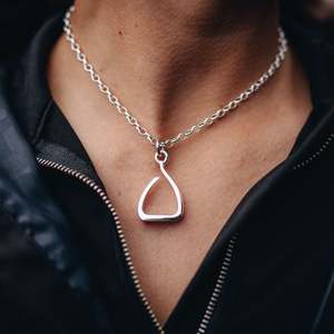 Jump Stirrup Collection: The Original Jump Stirrup Pendant (Sterling Silver)