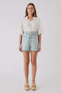 Bottoms: ESMAEE SEASIDE DENIM SHORT - PALE BLUE - 30799.5563