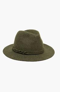 Antler: ANTLER JACKSON FEDORA - MOSS - HT25-JFM