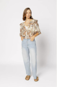 DRAMA THE LABEL BELLE BLOUSE - SUMMER FIELD - 1323