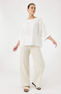 Eb Ive: EB & IVE STUDIO RELAXED TOP - SALT - 2494701
