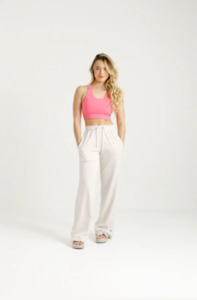 Elwood: ROSE ROAD DOME PANTS - IVORY - ROS255 02