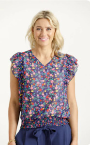 HOME-LEE LAUREN TOP - SPRING BLOSSOMS - HLX928 04
