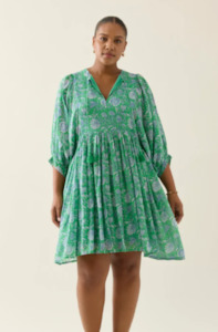 Isle Of Mine: ISLE OF MINE WILMA DRESS - GREEN - 4546604