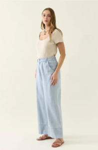 Isle Of Mine: ISLE OF MINE SOFIE DENIM PANT - SKY - 4545802