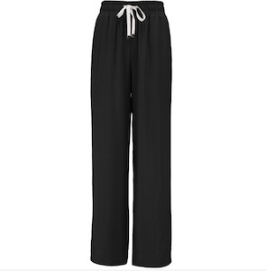 Moke Nz: MOKE NZ INDIANA WIDE LEG PANTS - BLACK - INDIANABLK
