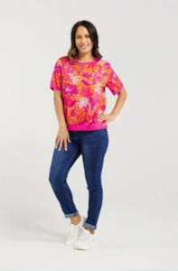 SEDUCE ZOE TOP - SUNSET GARDEN - S4009-4