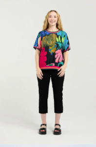 Seduce: SEDUCE ZOE TOP - MIDNIGHT FERN - S4009-2