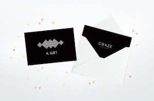 Craze: CRAZE GIFT VOUCHER $100