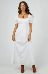 ALL ABOUT EVE RAIN MAXI DRESS - WHITE - 6467725.WHT
