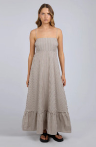 Silent Theory: SILENT THEORY SUNDAY MAXI DRESS - CHOCOLATE - 60X5385.CHOC