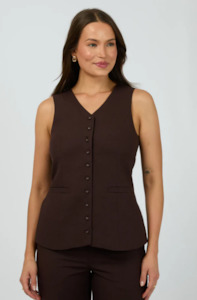 SILENT THEORY TALLOW VEST - CHOCOLATE - 60X5387.CHOC