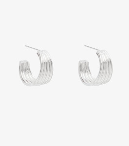 Antler: ANTLER SILVERLINE HOOPS - SILVER - ES26-SLE