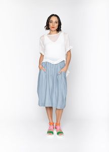 Blacklist: BLACKLIST TANYA TOP - W.WHITE