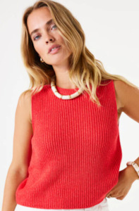 Garcia: GARCIA SINGLET TOP - RUBY RED