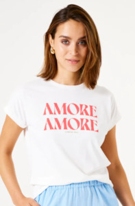Garcia: GARCIA AMORE TEE - OFF WHITE