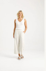 HOME-LEE ZOE PANTS - CREAM DAISIES