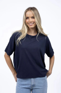 Humidity Lifestyle: HUMIDITY LIFESTYLE DIPPY TEE - NAVY - HS25303