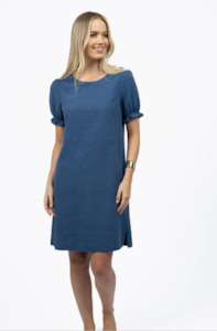 Humidity Lifestyle: HUMIDITY LIFESTYLE SANA SHIFT DRESS - OCEAN BLUE