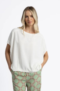 HUMIDITY LIFESTYLE LUSH TOP - CREAM - HS25243