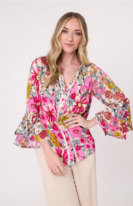 Lemon Tree Design: LEMON TREE DESIGN - CONTESSA TOP - GARDEN PRINT