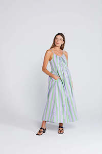 THING THING ZINNIA DRESS - ROYAL FERN