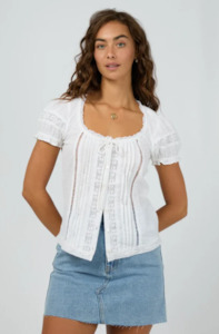 All About Eve: ALL ABOUT EVE DUSTY TOP - WHITE