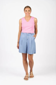 KNEWE NAOMI SHORT - LIGHT BLUE