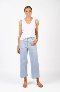 Pants: KNEWE SPIN JEAN - LIGHT WASH - K7105