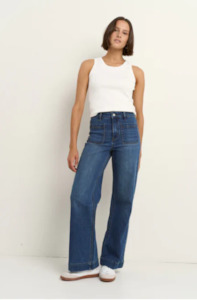 Pants: AMONG THE BRAVE - ZOEY MARINE JEAN - MARINE BLUE