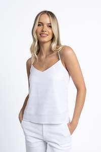 Humidity Lifestyle: HUMIDITY LIFESTYLE EVIE CAMI - WHITE