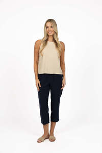 Humidity Lifestyle: HUMIDITY LIFESTYLE LA LIDO PANT - NAVY