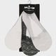 Minx - New Dainty Sockette X 3 Pack - Black-white-grey