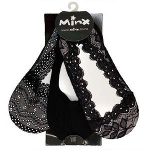 Minx: MINX 3 PACK SOCKETTE STARTER PACK - BLACK