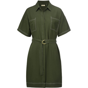 MOKE NZ CORA WOMEN'S SHIRT DRESS - BONSAI