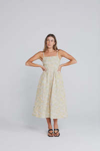 Thing Thing: THING THING MISTY DRESS - WHIMSICAL FLORA