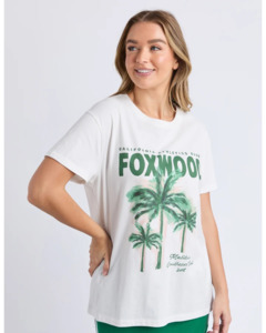 FOXWOOD MALIBU TEE - VINTAGE WHITE
